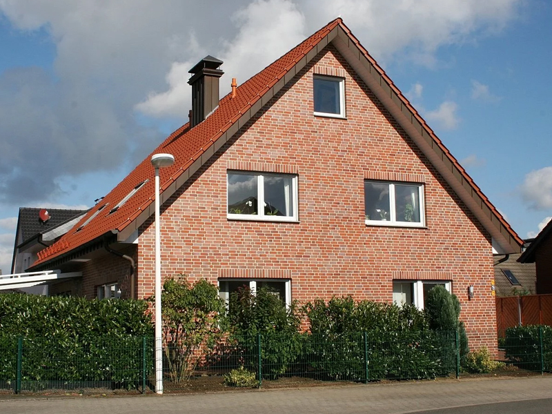Einfamilienhaus H1 Klinker / Verblender - HBR 12-105 - Strangpress Klinkerstein