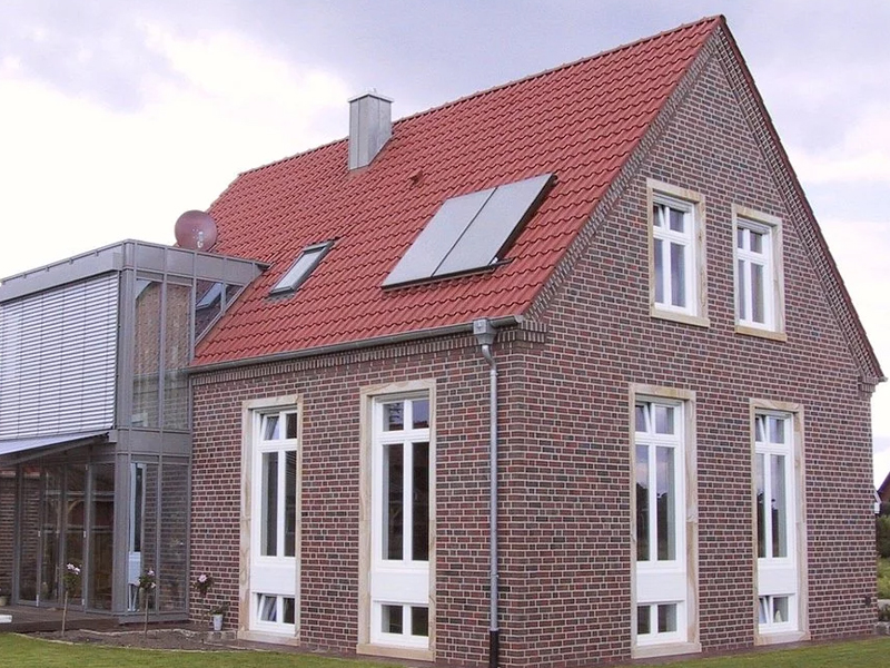 Einfamilienhaus H1 Klinker / Verblender - HBR 12-120 - Strangpress Klinkerstein