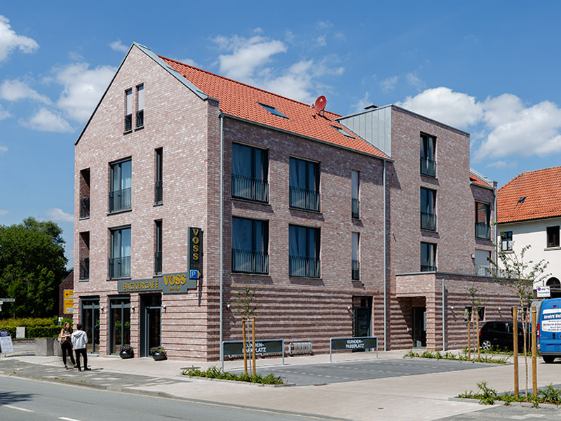 Mehrfamilienhaus H1 Klinker / Verblender - HBR 14-109 - Strangpress Klinkerstein